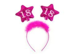 Tizennyolcadik születésnapi szalag rózsaszín - 1 db.