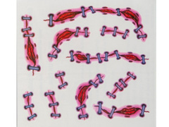 Mosható hegtetoválás - 11 db.