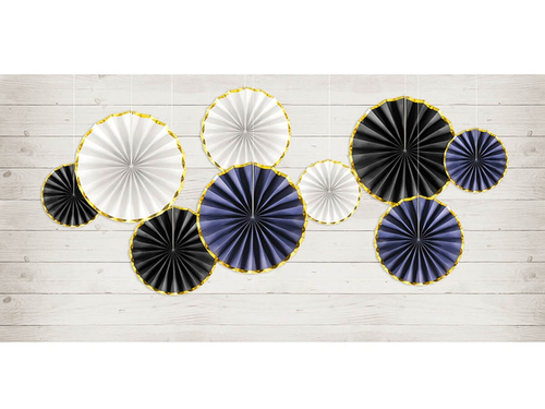 Akasztós rozetták tengerészkék - 3 db.