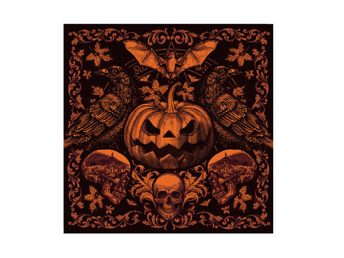 Kísérteties Halloween tök szalvéták - 33 cm - 20 db.