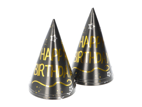 Boldog születésnapot sapkák - 6 db.