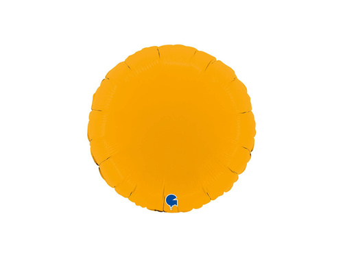 Mustármázas kerek fólialufi - 14" - 1 db.