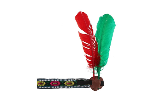 Indián fejpánt 2 tollal - 1 db.