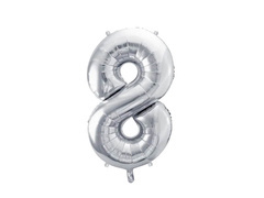 Fólialufi 8-as ezüst - 72 cm - 1 db.