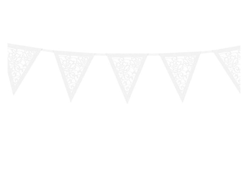 Gyöngyház papírfüzér - 19,5 x 300 cm - 1 db.