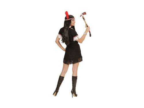 Indiai nő jelmez tollal