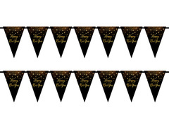 Csillogó Boldog új évet zászlós banner - 5m