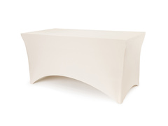 Bézs színű asztalterítő - 183x76x74 cm - 1 db.