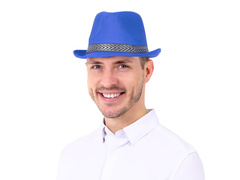 Gengszterkalap kék - 1 db.