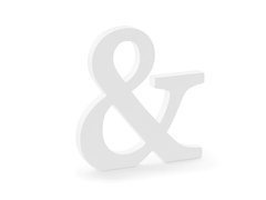 Fából készült tábla dekoráció & - fehér