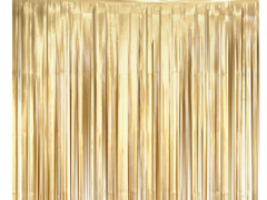 Függöny - Ajtófüggöny matt arany - 100 x 200 cm