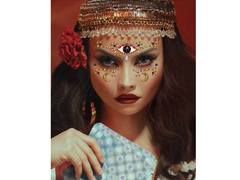 Öntapadós cigány arcmatricák - 1 op.