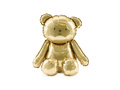 Teddy maci álló fólialufi - arany - 43 x 53 cm - 1 db.