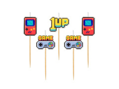 Game On piknik gyertyák - 5 db.