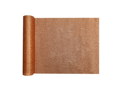 Dekoráció csillámos asztali futó - réz - 28 cm x 3 m - 1 db.