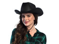 Fekete cowboy kalap - 1 db.