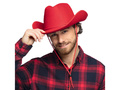 Piros cowboy kalap - 1 db.