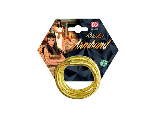 Egyiptomi rugalmas karszalag kígyóval