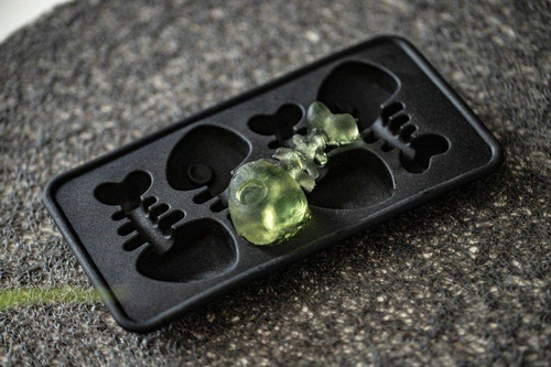 Jégkockatartó fekete - Bones