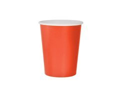 Piros papírpoharak - 270 ml - 14 db.