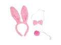 Playboy nyuszi szett rózsaszín - 3 darab