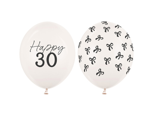 Latex lufik készlet harmincadik születésnapra - 30 cm - 50 db.