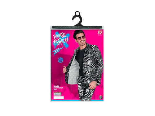 Buli öltözék - ezüst zebra ruha