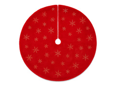 Karácsonyfatakaró - piros - 80 cm - 1 db.