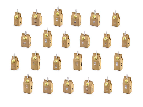 Adventi naptár házikók