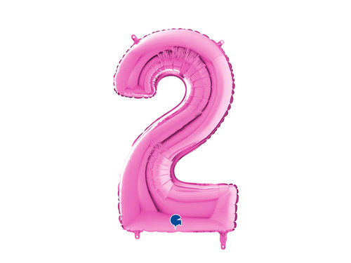 Fukszia 2-es számú fólialufi - 66 cm - 1 db.