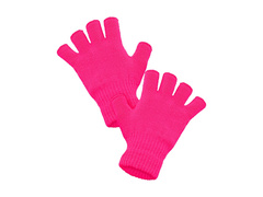 Neon rózsaszín ujjatlan kesztyű