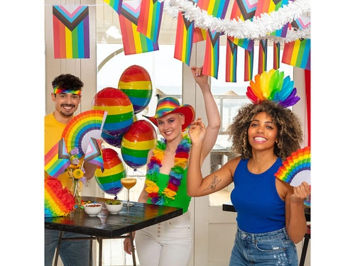 Hawaii többszínű nyaklánc -100 cm - 1 db.