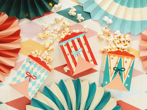 Snack dobozok Circus - 6 db.