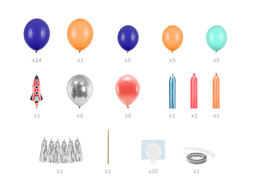 Csokor fólialufi Rocket - 76 db.