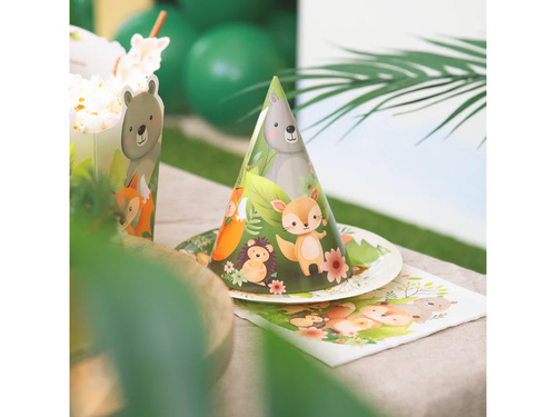 Papírkupakok Forest friends - 6 db.
