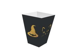 Boszorkány és macska popcorn dobozok - 6 db.