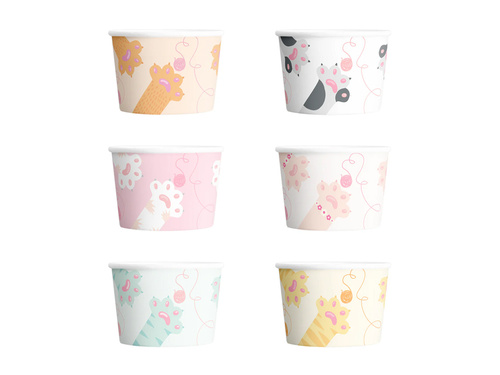 Fagylaltos poharak Cats - 150 ml - 6 db.