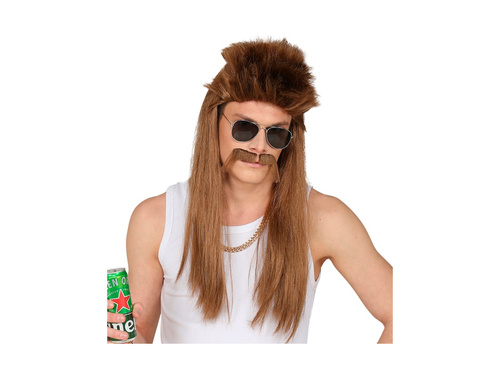 Redneck paróka bajusszal