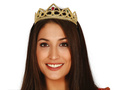 Arany diadém tiara - 1 db.