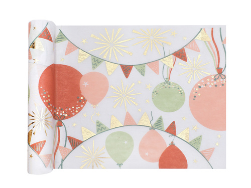 Csillogó születésnapi futó - 28 cm x 3 m - 1 db.