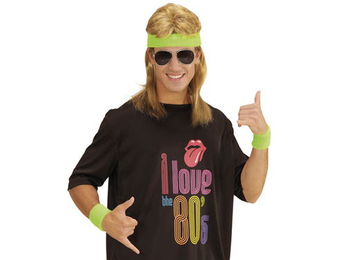 Disco 80-as évek neonzöld karszalagok - 3 db.