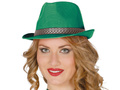 Gengszterkalap zöld - 1 db.