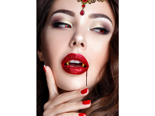 Arany vámpírfogak - 2 db.