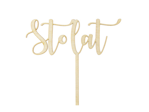 Boldog születésnapot tortadísz - 14 cm