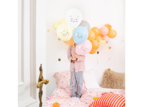 Macska latex lufi - 30 cm - 6 db.