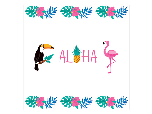 Aloha születésnapi szalvéták - 33 cm - 20 db.