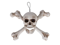 Akasztós dekoráció Koponya - 40 cm - 1 db.