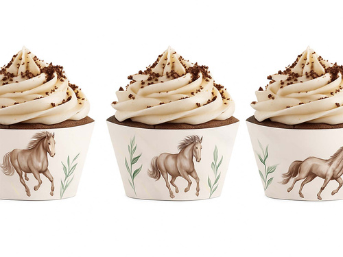 Cupcake poharak Horsies - 6 db.