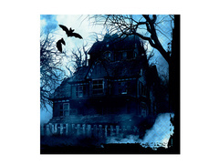 Kísérteties erdei Halloween szalvéta - 33 cm - 16 db.