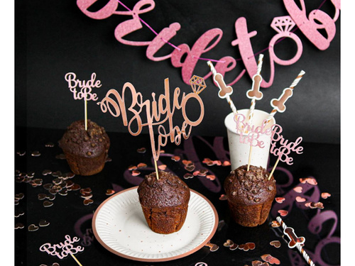 Leszbikus menyasszony rózsaarany tortabevonó - 1 db.